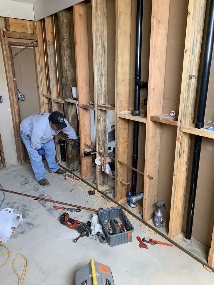 Commercial rough-in plumbing for Gas Line Repair in Lindale